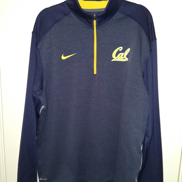 Nike California Berkeley Golden Bears Quarter Zip Pullover Men's sz XL. - Picture 1 of 6